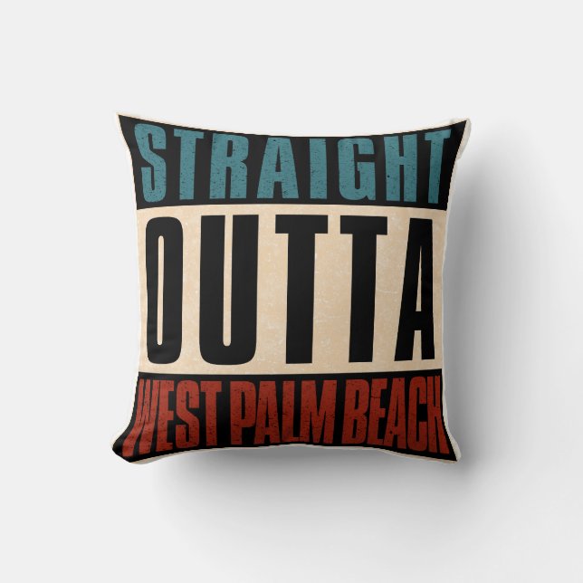 Coussin Hors de West Palm Beach Floride FL (Recto)