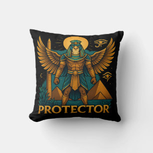 Coussin Horus le Protecteur – Faucon Égyptien Ancien Audac