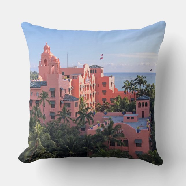 Coussin Hôtel Royal Hawaiian (Recto)