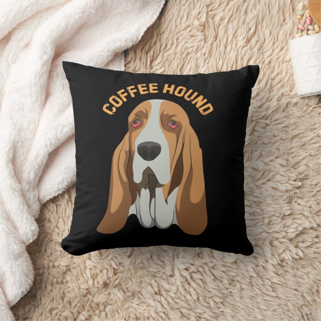 Coussin Hound café (Couverture)