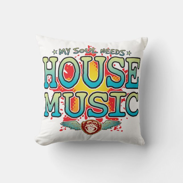 Coussin House Music Soul Cushion (Recto)