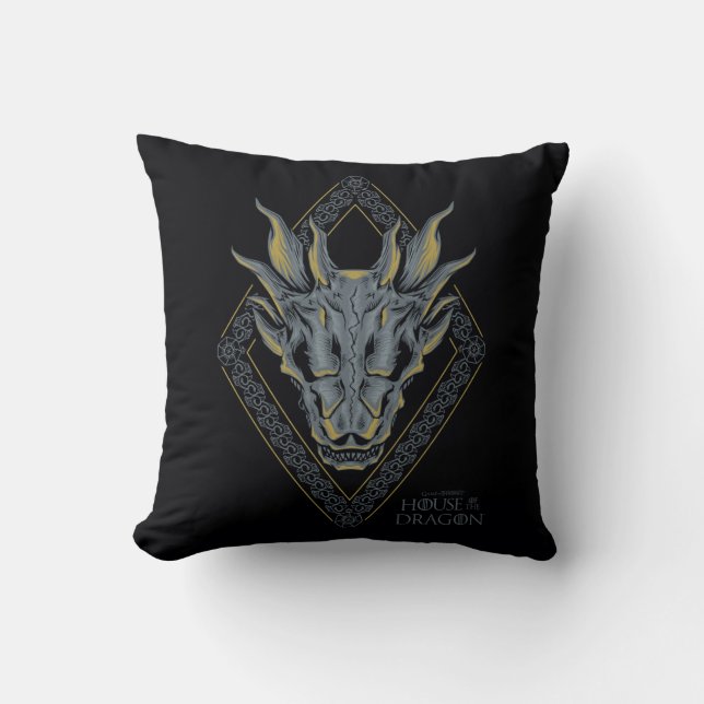Coussin HOUSE of the Dragon | Skull Diamond Crest (Recto)
