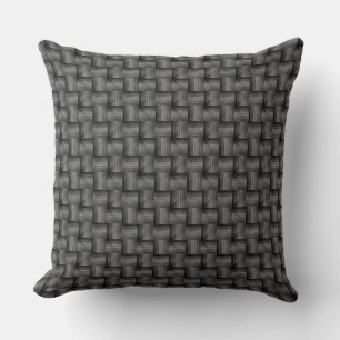 COUSSIN HOUSSE DE COUETTE NOIR ET BLANC MONOTONE VINTAGE