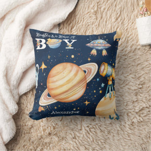 Coussin Houston, nous avons un garçon dans l'espace extra-