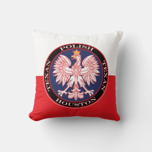 Coussin Houston Round Polonais Texan