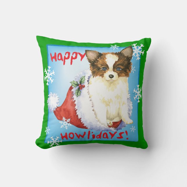 Coussin Howlidays heureux Papillon (Recto)
