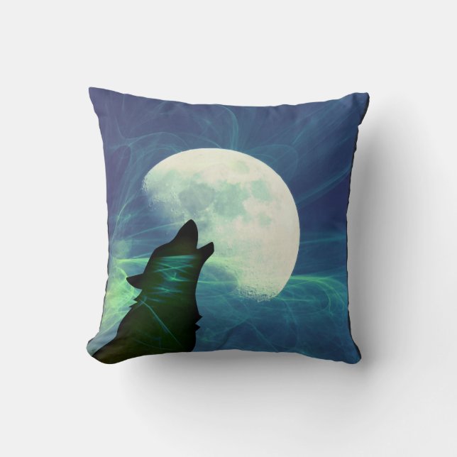 Coussin Howling Moon (Recto)