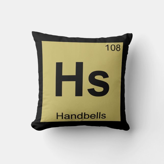 Coussin Hs - Percussion de cloches à main Chimie Tableau p (Recto)