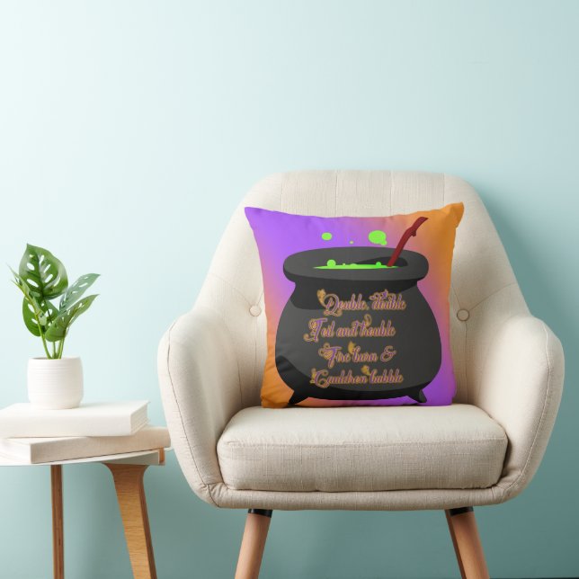 Coussin Huile et problème Halloween Jouer l'oreiller (Chaise)