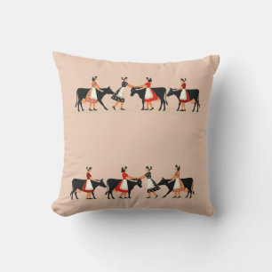 Coussin Huit Employées Un Crayon De Lissage 3