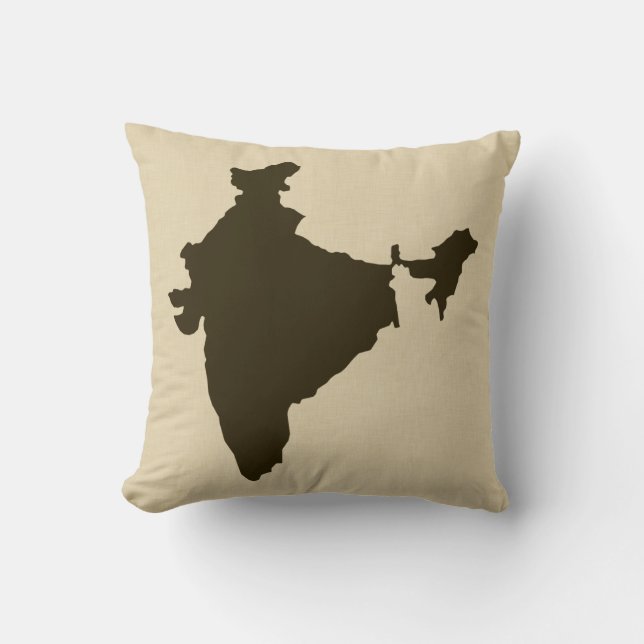 Coussin Humeurs de Chocolat Épice Inde (Recto)