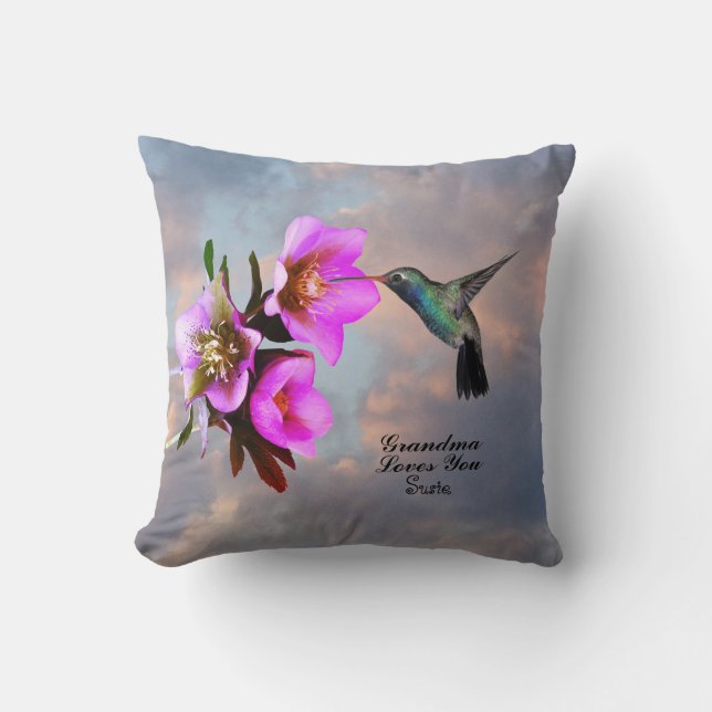 COUSSIN HUMMINGBIRD-GRANDMA VOUS AIME (Recto)