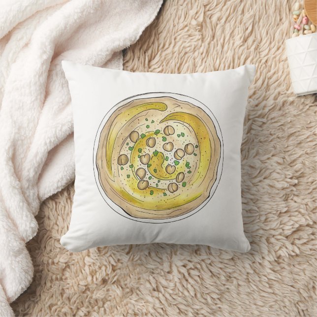 Coussin Hummus Houmous Méditerranée Moyen-Orient (Couverture)