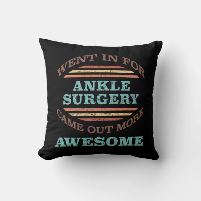 Coussin Humour de récupération de chirurgie Ankle (Recto)