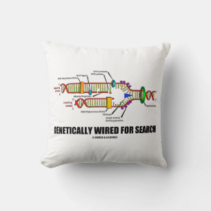 Coussin Humour De Réplication D'ADN Génétiquement Branché