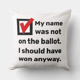 Coussin Humour des élections 2024