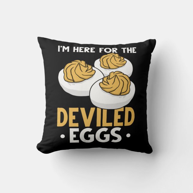 Coussin Humour OEufs déversés Lover Funny (Recto)