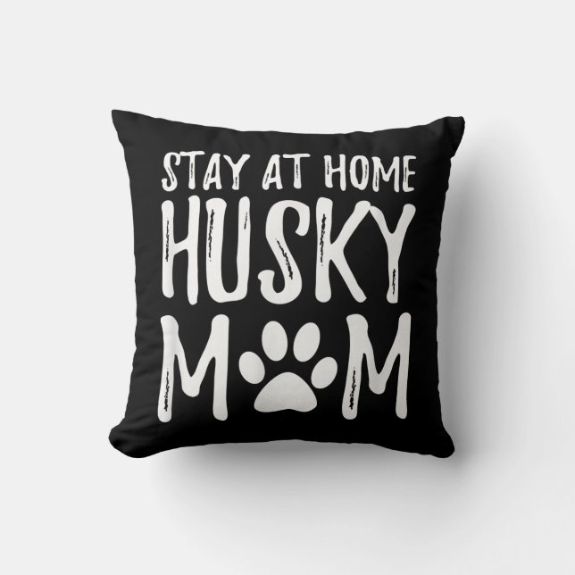 Coussin Husky Stay | Funny Dog Maman Poison (Recto)