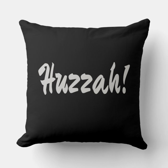 Coussin Huzzah ! (Recto)