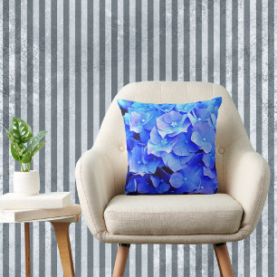 Coussin Hydrangea Blues - Blue Hydrangeas