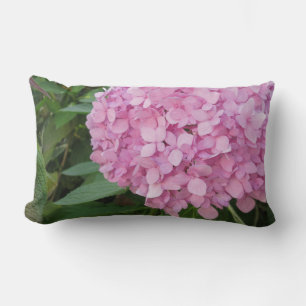 Coussin Hydrangea Lumbar rose
