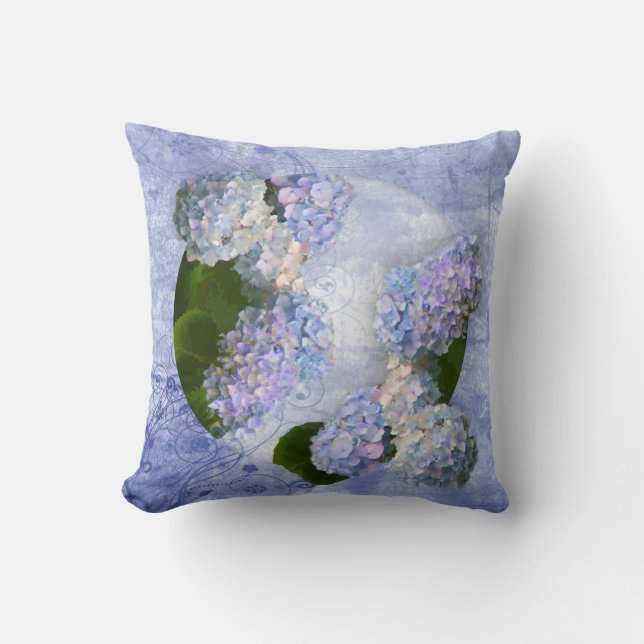 Coussin Hydrangeas Jeu d'oreiller (Recto)