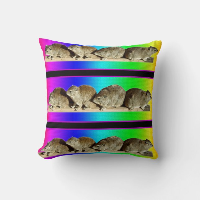 Coussin Hyrax africain froid (Recto)
