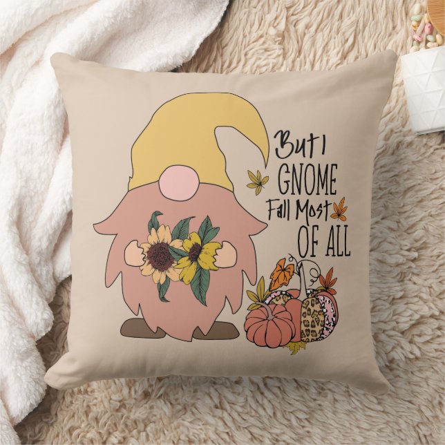 Coussin I Gnome Fall Most All Comical (Couverture)