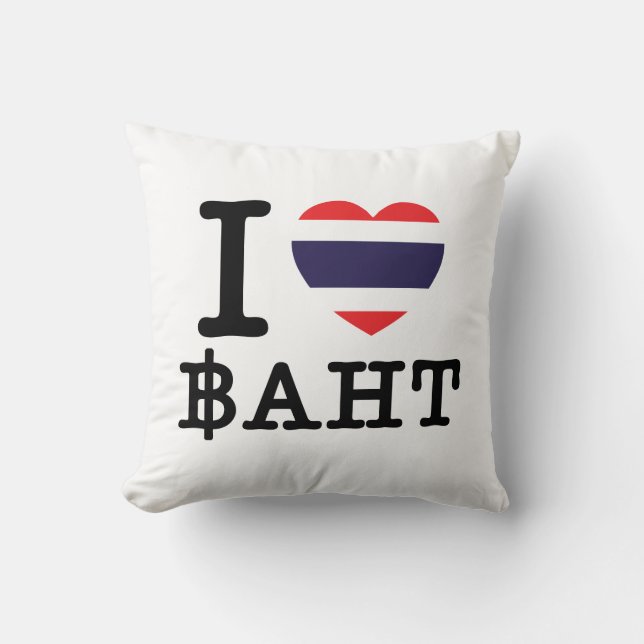 Coussin I Heart (Amour) Baht (Recto)