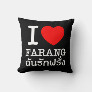 Coussin I Heart (Amour) Farang