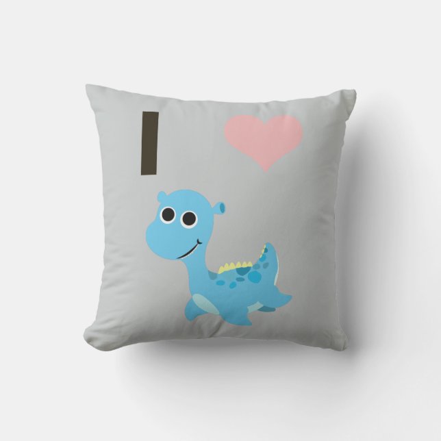 Coussin I Heart Nessie (Recto)