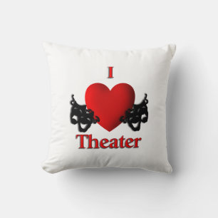 Coussin I Heart Theatre