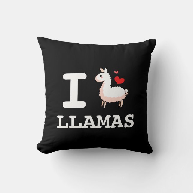 Coussin I lamas de lama (Recto)