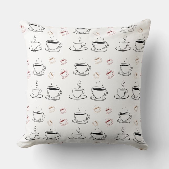 Coussin I like my cream and sugar in my coffee (Recto)