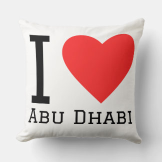 Coussin I love Abu Dhabi 