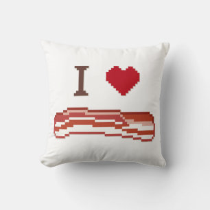 Coussin I Love Bacon