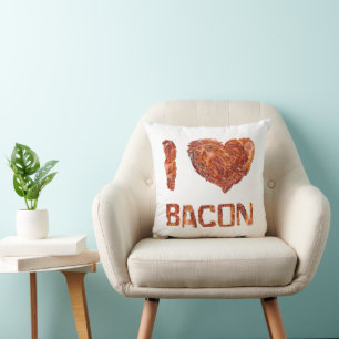 Coussin I Love Bacon