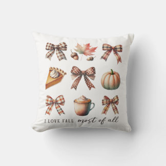 Coussin I Love Fall Most All