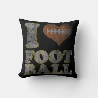Coussin I Love Football Hommes Femmes Enfants