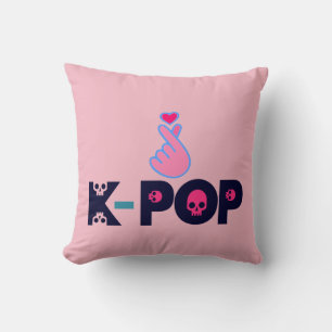 Coussin I Love KPop Fabulous Soft et Wrinkle free