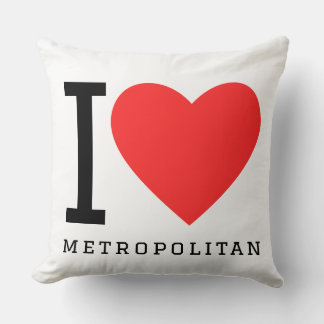 Coussin I love metropolitan
