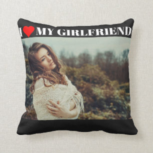 Coussin I Love My Girlfriend Personnalisé