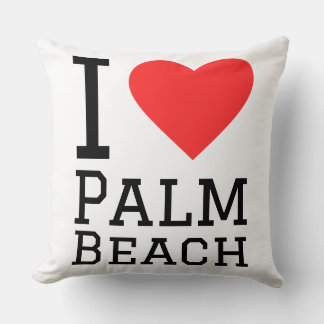 Coussin I love palm beach 