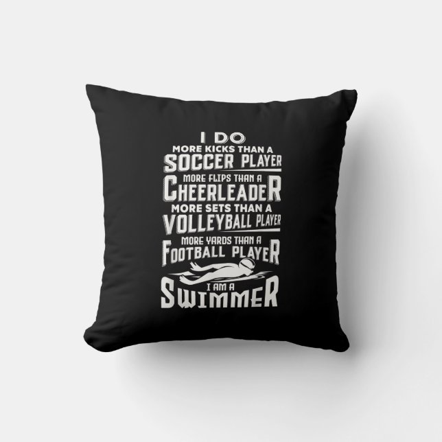 Coussin I Piscine Swimmer (Recto)