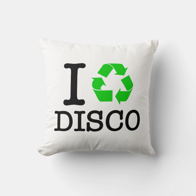 Coussin I Recycle Disco (Recto)