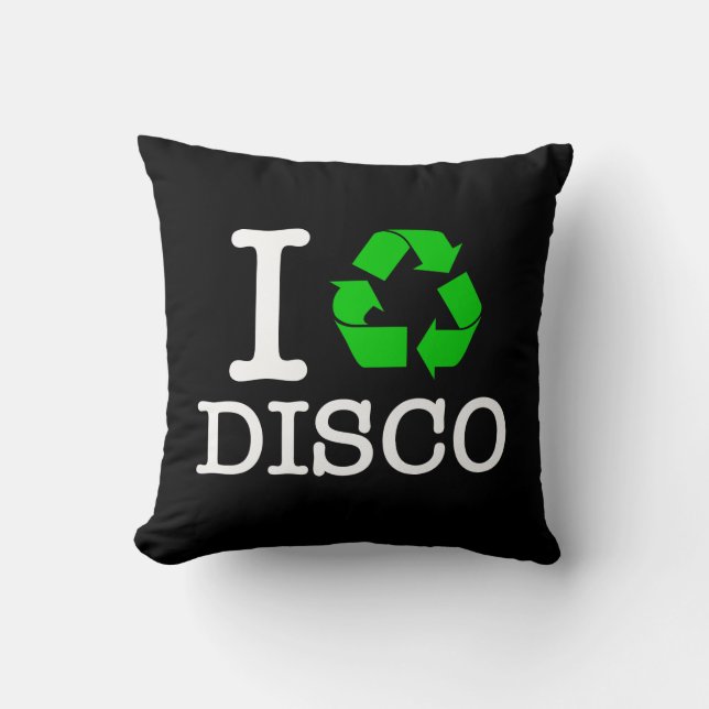 Coussin I Recycle Disco (Recto)
