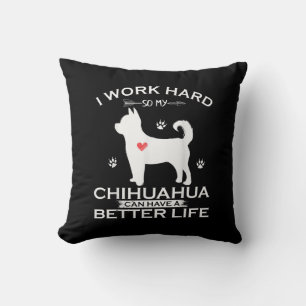 Coussin I Work Hard So