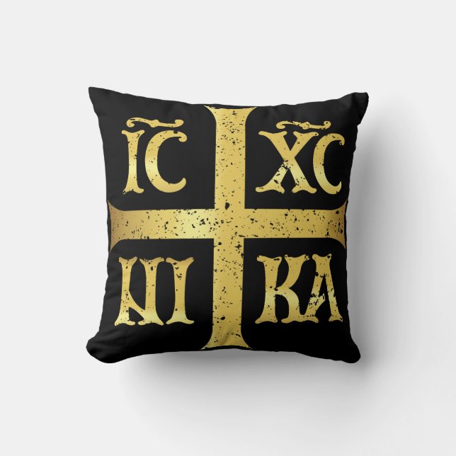 COUSSIN IC XC NIKA JESUS CHRIST CONQUÊTES (Recto)