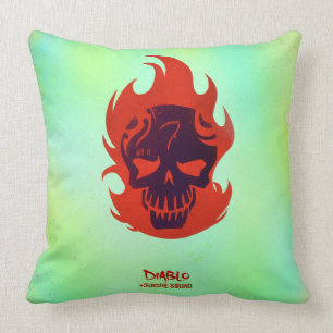 Coussin Icône principale du peloton   Diablo de suicide