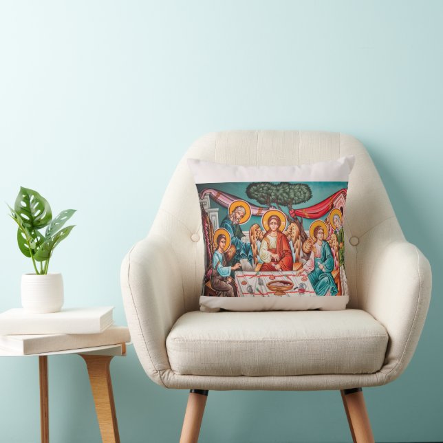 Coussin Iconographie l Chrétienne l La Cène l  (Chaise)